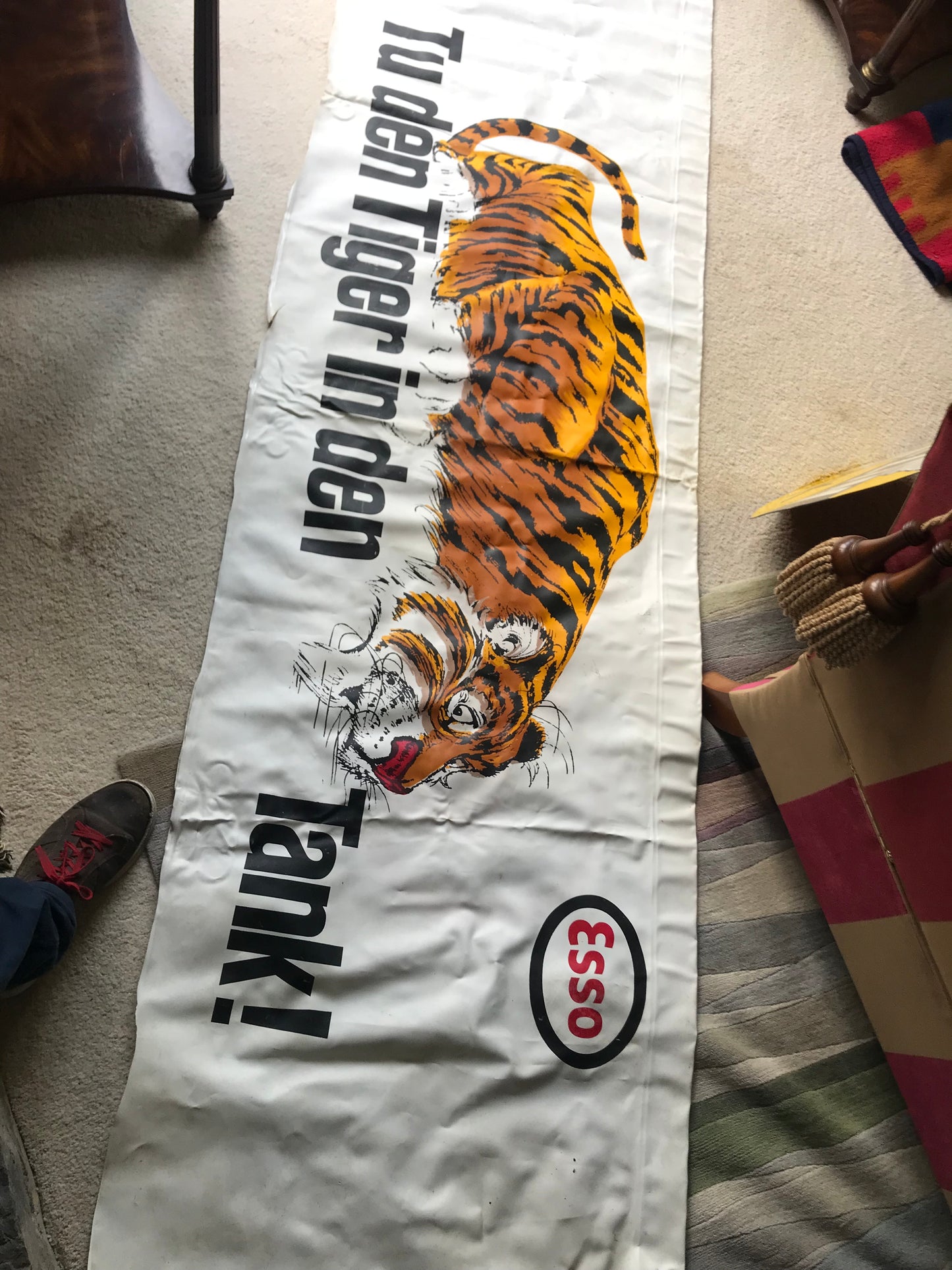 Large German ‘Put a Tiger In Your Tank’ Advertising Banner