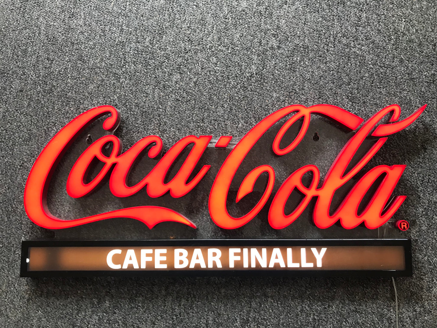 Coca Cola Illuminated Sign