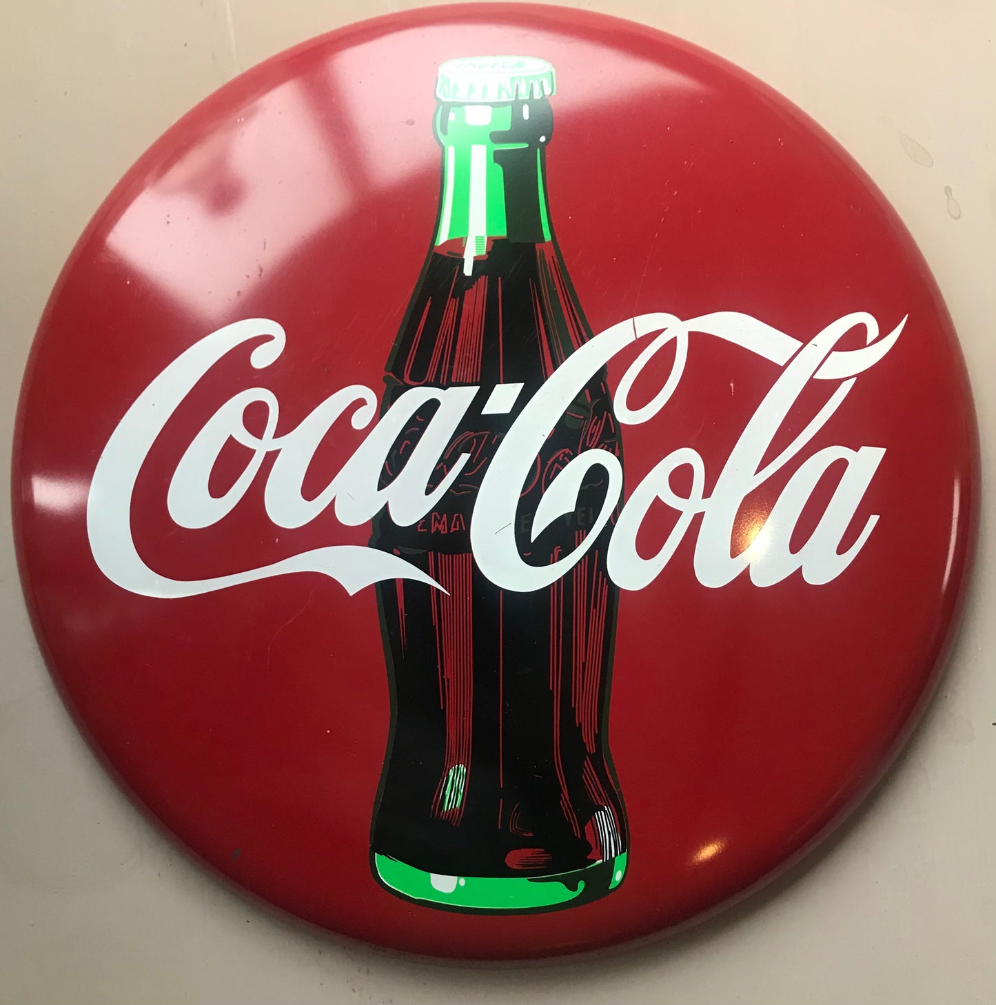 Coca Cola Button 12” Sign