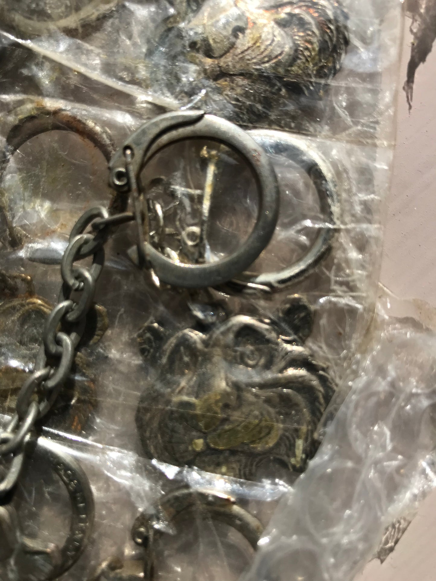 Various Esso Badges and Keyrings