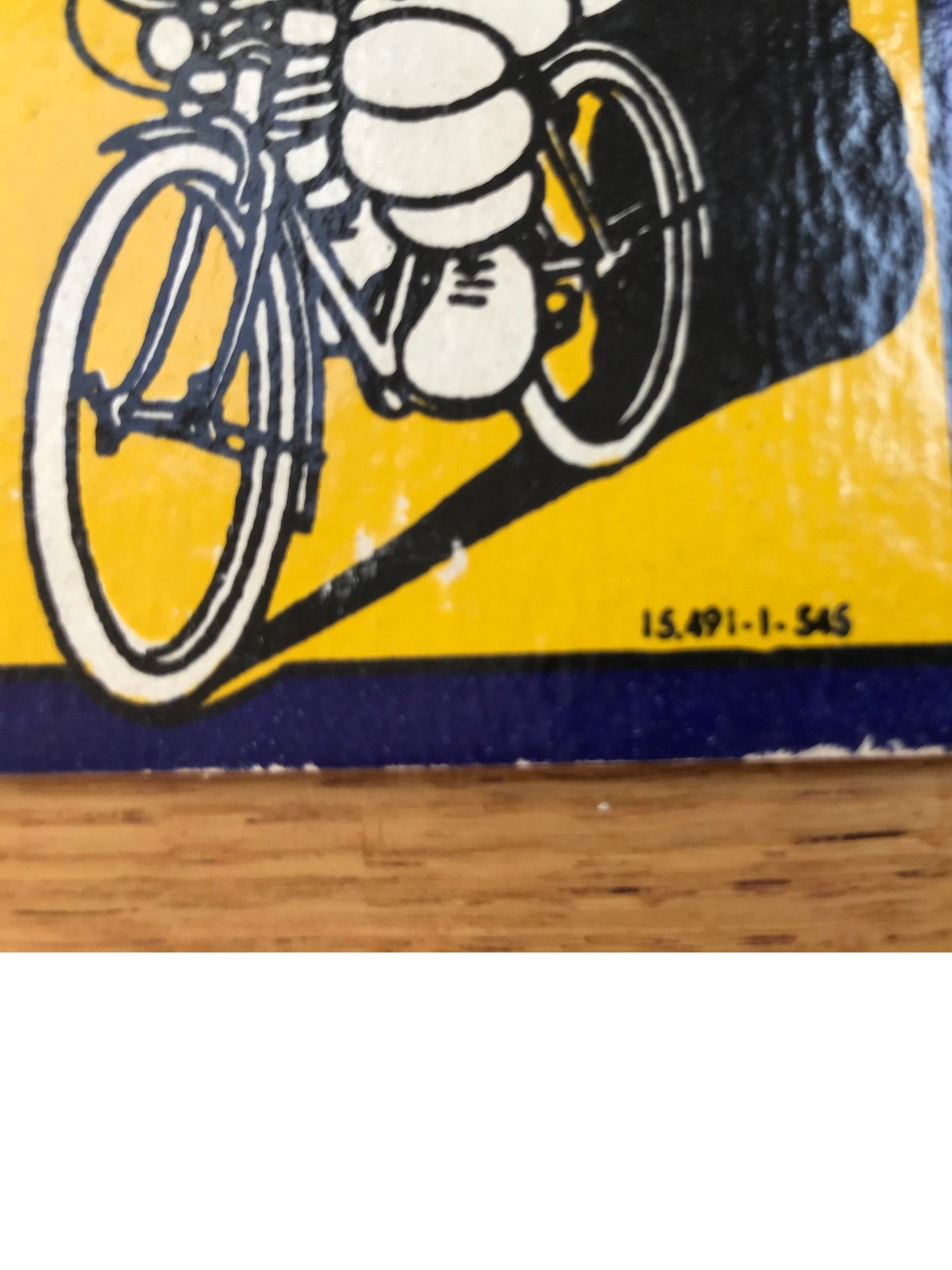 Michelin Bibendum Cycle Sign 1949