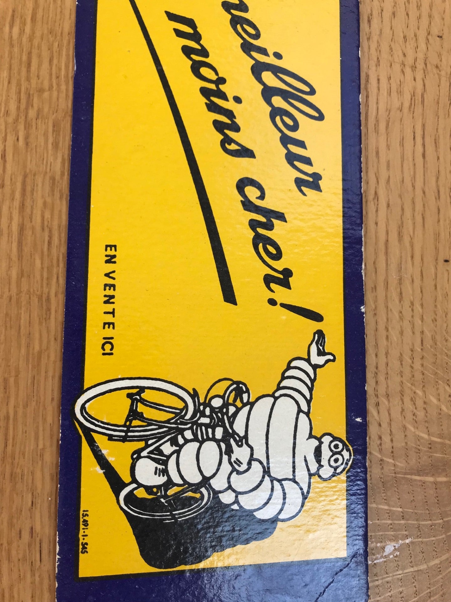 Michelin Bibendum Cycle Sign 1949