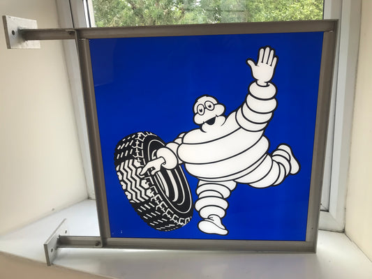 Michelin Bibendum 60’s Perspex Sign on Bracket