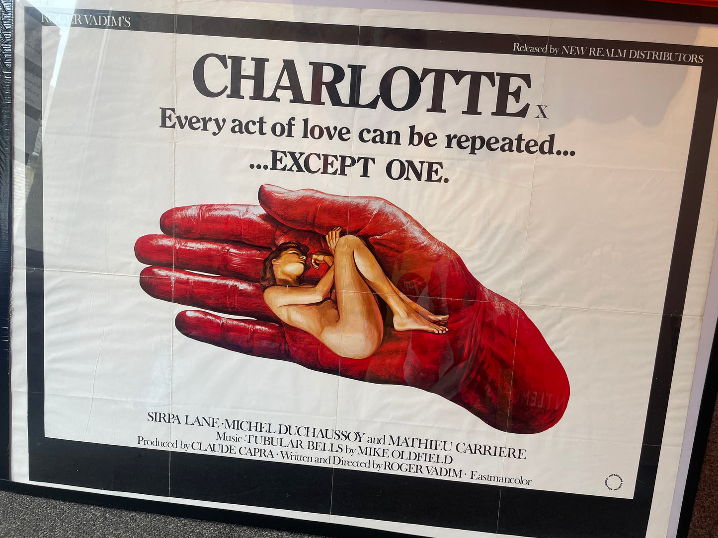 Vintage Movie Poster 'Charlotte' 1974
