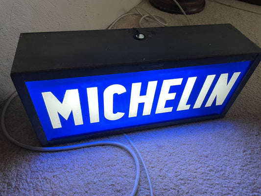 Michelin 1940's Illuminated Sign Rare