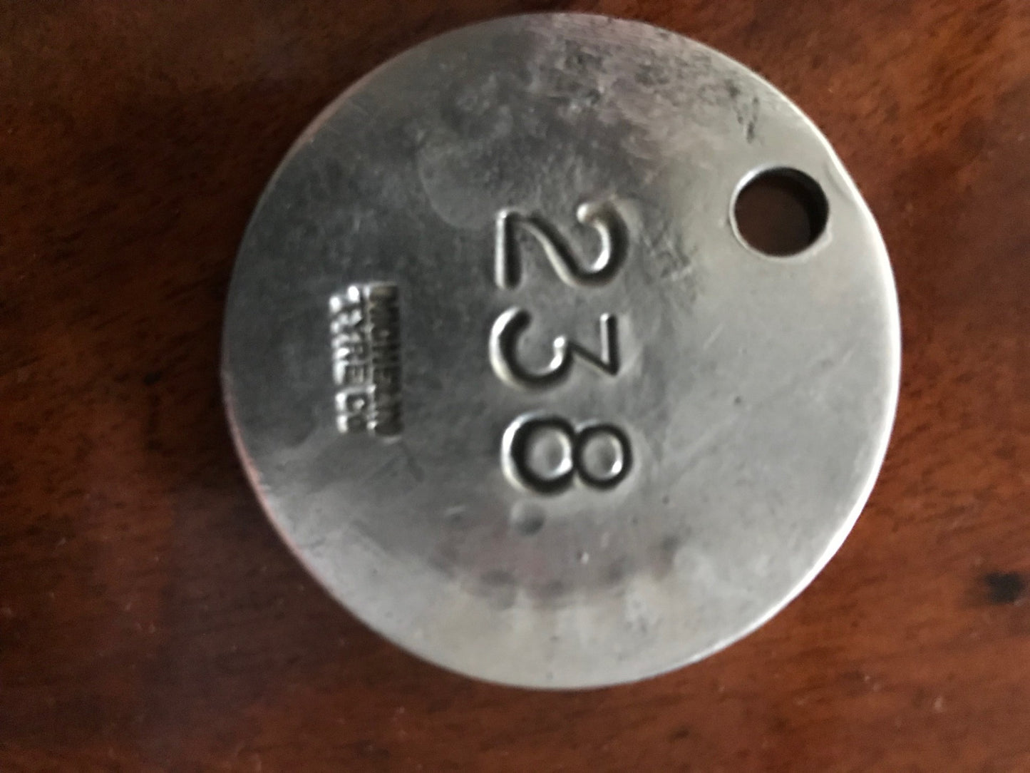 Michelin Factory Stoke on Trent Tool Tag Disc