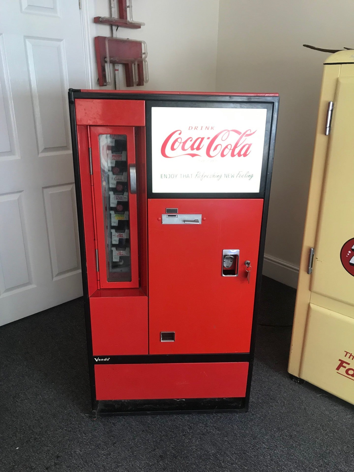 Vintage 1960's Coca Cola Vendo Vending Machine
