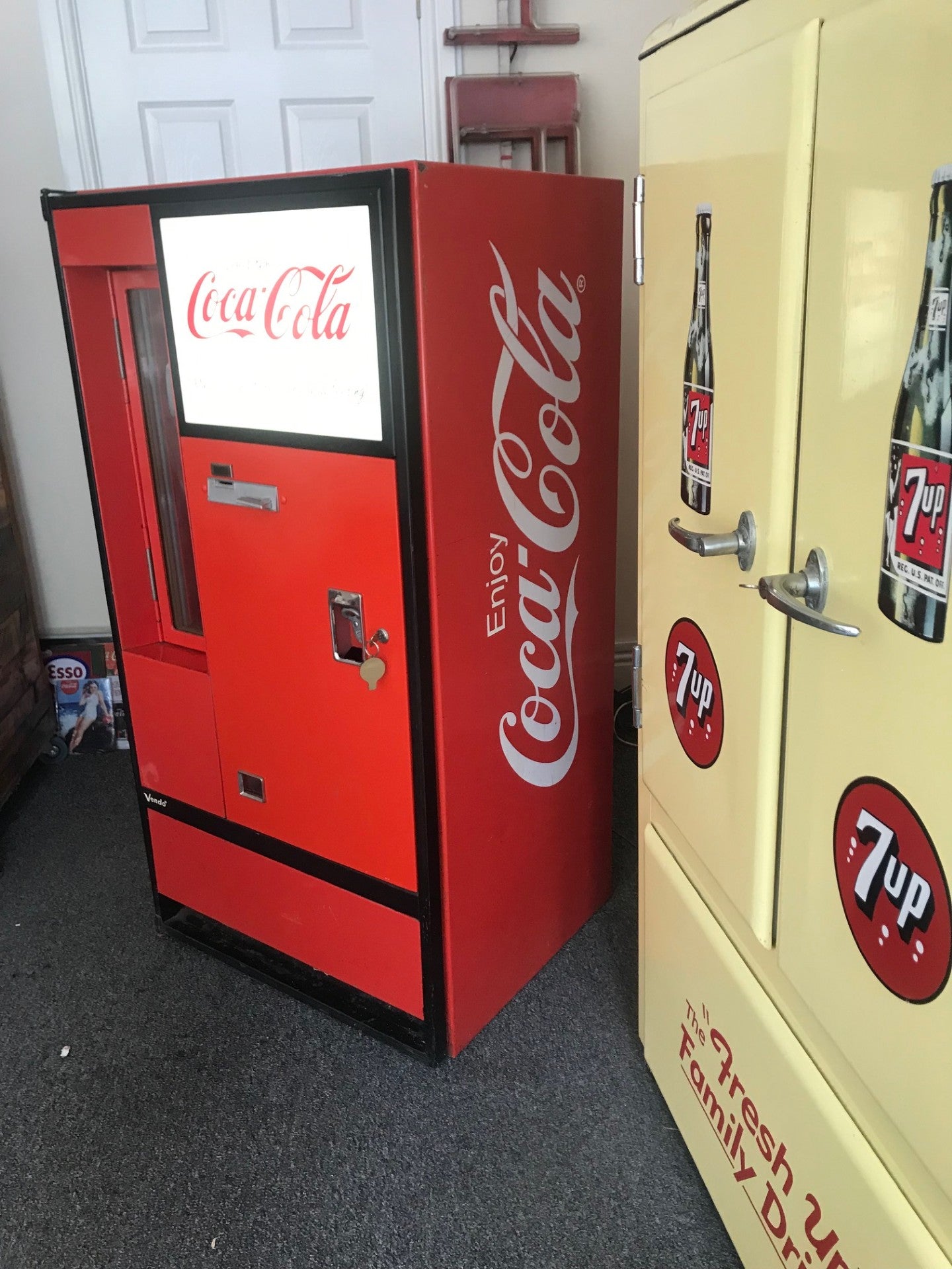 Vintage 1960's Coca Cola Vendo Vending Machine