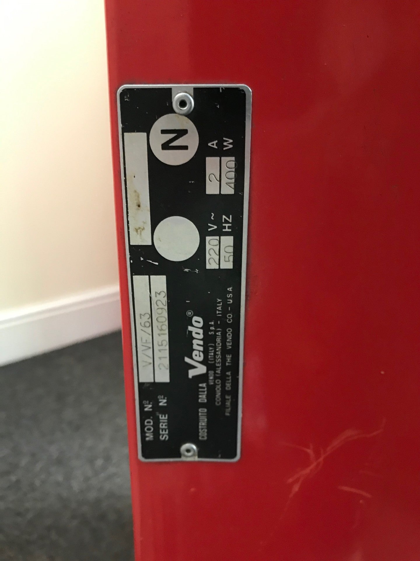 Vintage 1960's Coca Cola Vendo Vending Machine