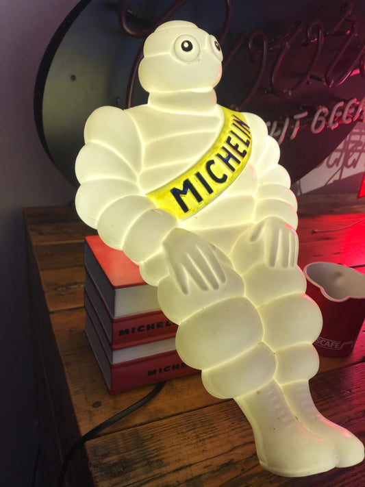 Michelin Bibendum 1960’s Illuminated Figure on Guide Books